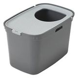 Moderna Top Cat Koyu Gri Kapalı 59 cm Kedi Tuvaleti