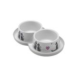 Moderna Trendy Love 2x350 ml Beyaz 2'li Mama Su Kabı