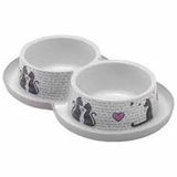 Moderna Trendy Love 2x350 ml Kedi Mama ve Su Kabı