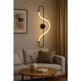 Modern,Dekoratif, 360Derece,Silikon Neon, Tüp,Ledli,Işık, Duvar Aplik 80CM 3000K 17W