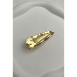 Modex Altın Rengi Kıvrımlı Metal Yan Toka (Ölçü:6,5cm)