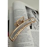 Modex Altın Rengi Metal Dikdörgen Mandal Toka (11cm)