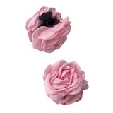 Modex Gül Mandal Toka (Ölçü:8cm) - Açık Pembe