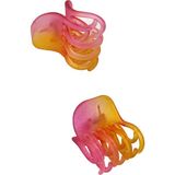 Modex Iki Renkli Mandal Toka (Ölçü:4cm) - Turuncu