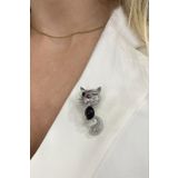 Modex Sevimli Kedi Broş (Ölçü:4cm)