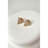 Modex Zirkon Taşlı Serenay Şövalye Küpe (Ölçü:2cm)