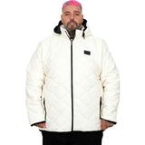 ModeXL 7XL Kapitone Kapüşonlu Erkek Mont Çok Renkli Kadınlar İçin Şık Tasarım