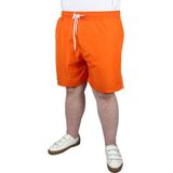 Modexl Büyük Beden Deniz Şortu White Line 21451 Oranj - Orange - 4XL