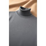 ModeXL Büyük Beden Erkek Balıkçı Yaka Kazak Koyu Gri 22205 Günlük Stil ile Rahat Kullanım - 4XL
