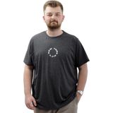 ModeXL Büyük Beden Erkek Baskılı Tişört Bisiklet Yaka Pamuklu New York U24081 Anrtamelanj - Antrasit - 3XL