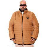 ModeXL Büyük Beden Erkek Dik Yaka Mont Çok Renkli 25716 Uzun Kol Polyester Malzeme - 7XL