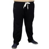 ModeXL Büyük Beden Erkek Eşofman Altı Lacivert 4 Mevsim Giyilebilir %65 Pamuk 2 İplik - 6XL