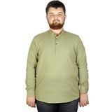 ModeXL Büyük Beden Erkek Hakim Yaka Gömlek 20388 - 4XL