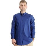 ModeXL Büyük Beden Erkek Klasik Gömlek Likralı 20351 Indigo - 4XL - İndigo