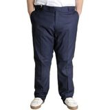 ModeXL Büyük Beden Erkek Kumaş Pantolon Superior 21024 Rahat Kalıp %98 Pamuk Lacivert - 78