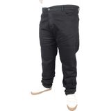 ModeXL Büyük Beden Erkek Pantolon Kot Siyah Denim Normal Kalıp Günlük Stil 21920 - 82 cm