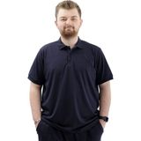 ModeXL Büyük Beden Erkek Tişört Polo Yaka Jakar U24337 Lacivert - 7XL
