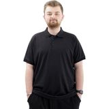 ModeXL Büyük Beden Erkek Tişört Polo Yaka Jakar U24337 Siyah - 3XL