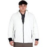 ModeXl Ekru Dik Yaka Kapitone Mont U24612 Büyük Beden Erkek İçin Rahat Kullanım Sunar - 7XL