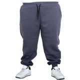 ModeXL Mode Xl Büyük Beden Erkek 3 Ip Dar Paça Eşofman Altı 20583 Fume - Füme - 3XL