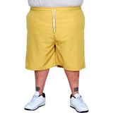 ModeXL Mode Xl Büyük Beden Erkek Deniz Şortu White Line 21451 Hardal - 10XL