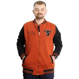 ModeXL Mode XL Büyük Beden Erkek Kolej Mont Baskılı Ceket Tarçın 23631