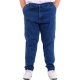 ModeXL Mode Xl Büyük Beden Erkek Kot Pantolon Açık Mavi Yan Cep Chıno Rahat Kalıp %97 Pamuk - 64