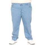 ModeXL Mode XL Büyük Beden Erkek Kot Pantolon Klasik 24900 Açık Mavi