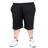 ModeXL Mode XL Büyük Beden Erkek Penye Şort 26260 SIYAH