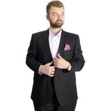 ModeXL Mode Xl Büyük Beden Erkek Takım Elbise Line 23023 Siyah - 4 Drop - 62