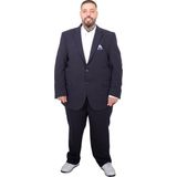 ModeXL Mode Xl Büyük Beden Takım Elbise Ascoli 25020 Lacivert - 4 Drop - 68