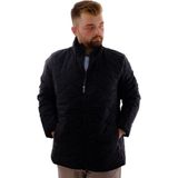 ModeXL Mode Xl Erkek Dik Yaka Kapitone Mont U24609 Siyah Renkli Büyük Beden 2022 Sonbahar-Kış - 3XL