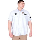 ModeXL Mode Xl Mavi Büyük Beden Erkek Gömlek Çift Kapaklı Bol Kesim Günlük Stil - 8XL