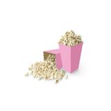 MODGER Mısır Kutusu Parti Etkinlik & Doğum Günü Masa Süsleme Popcorn Kutusu Pembe 8 Adet