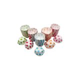 MODGER Takribi 100 Adet Mini Boy Karışık Truff Çikolata Kağıdı 30x20 Mm , Lokum Kağıdı , Muffin Kek Kalıbı