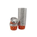 MODGER Turuncu Silver Puantiyeli Muffin Kek Kapsülü 50li - V