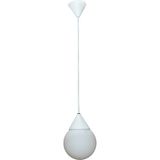 Modi Lighting 14 cm Mat Beyaz Camlı Karpuz Avize MOD-AV-14M - Renkli