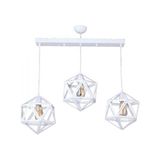 Modi Lighting 3’lü Yıldız Beyaz Sıralı Sarkıt Avize - Renkli