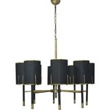 Modi Lighting 8'li Silindir Şapkalı Düz Borulu Modern Avize Mod-Av- 4404-8BSY - Renkli