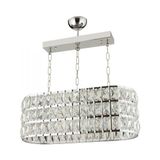 Modi Lighting Alfa Kristalli Krom Uzun Sarkıt Avize 60X30CM - Renkli