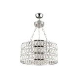 Modi Lighting Alfa Kristalli Krom Yuvarlak Sarkıt Avize 40CM - Renkli - 3
