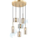 Modi Lighting Bal Camlı 6'lı Sarkıt Avize MOD-AV-4443-6GB - Renkli