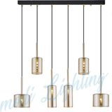Modi Lighting Bal Sıralı Camlı 6'lı Sarkıtavize MOD-AV-4443-6BSR - Renkli
