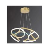 Modi Lighting Büyük Simetrik Burgulu Eskitme LED Avize MD09