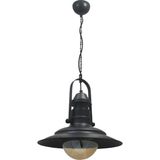 Modi Lighting Camlı Tekli Siyah Fener Avize MOD-AV-4434-BSY - Renkli - 1