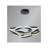 Modi Lighting Cift Serit 4'lü Siyah LED Avize MD57