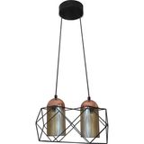 Modi Lighting Ciftli Kafes Modern Sarkit Avize MOD-AV-4412-2BSY - Renkli