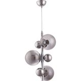 Modi Lighting Krom Metal Toplu 3'lü Krom Sarkıt Avize Mod-Ck-Sl-3k