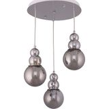 Modi Lighting Krom Metal Toplu 3'lü Yuvarlak Sarkıt Avize Mod-Ck-Sl-3ky