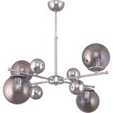 Modi Lighting Krom Metal Toplu 4li Sıralı Sarkıt Avize Mod-Ck-Sl-4k